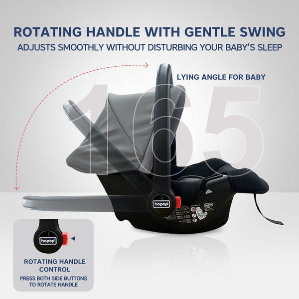 Hopop 4 in 1 Multi-Purpose Comfy Infant Car Seat for Baby - Dezine Kids