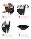 Grab & Go Stroller Organizer - Heather Gray - Dezine Kids