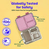 Basil 3 Compartment easy open-close Lunchbox - Pixie Dash