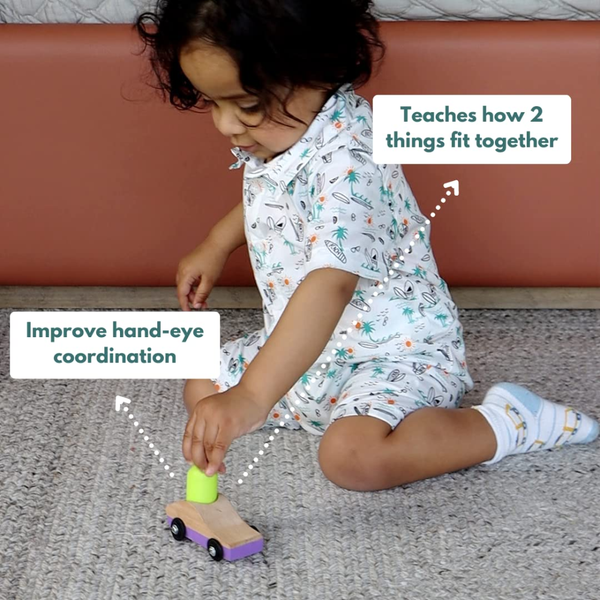 Curious Cub Montessori Wooden Play & Learning Activity Kit - Level 5 (9+M) - Dezine Kids