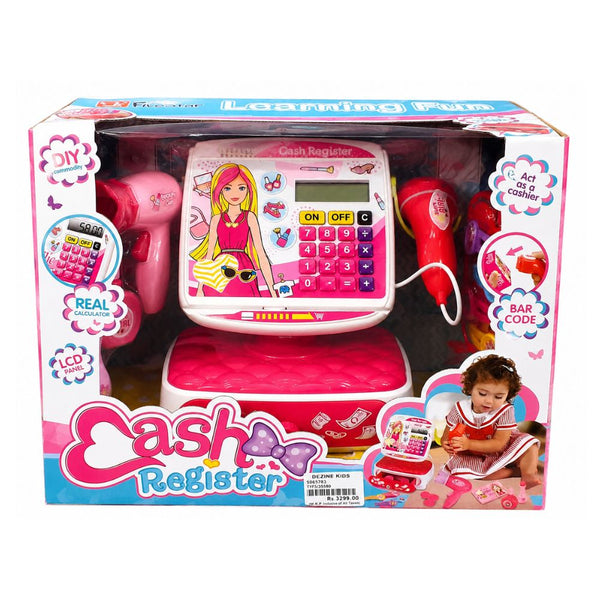 Five Star Toyzilla Children Cash Register & Girl's Play House Cashier Desk Set - Dezine Kids