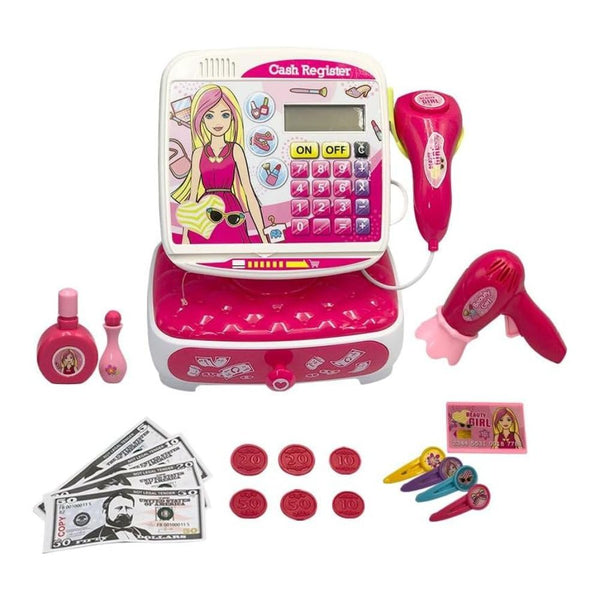 Five Star Toyzilla Children Cash Register & Girl's Play House Cashier Desk Set - Dezine Kids