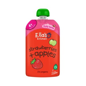 Ellas Kitchen Baby Puree Pouch, 4+ months 120g - Strawberries & Apples