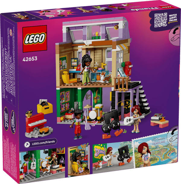 Lego Friends Music Store & Apartment Building Set Pretend - Dezine Kids