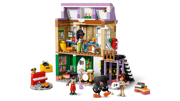 Lego Friends Music Store & Apartment Building Set Pretend - Dezine Kids