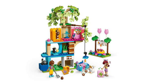 Lego Friends Cat Birthday Party & Tree House - Dezine Kids
