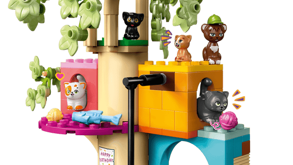 Lego Friends Cat Birthday Party & Tree House - Dezine Kids