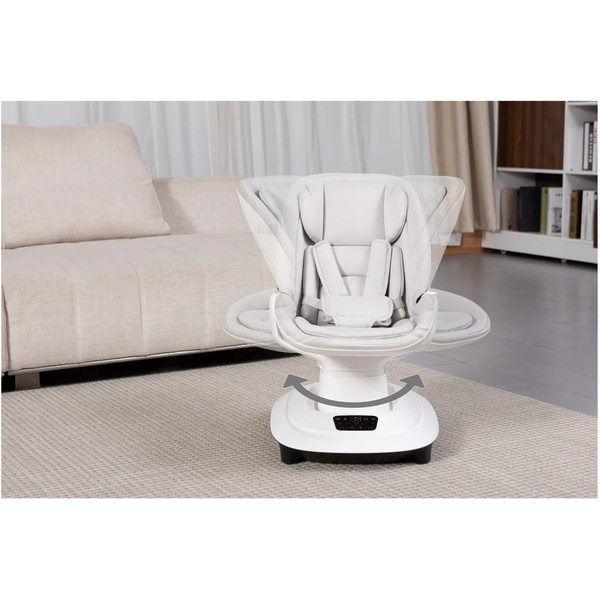 Mastela Deluxe Multi Motion Baby Cradle Birth to 36M - White - Dezine Kids