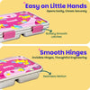 Basil 3 Compartment easy open-close Lunchbox - Pixie Dash