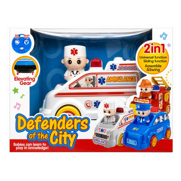 Five Star Defenders of the City 2 in 1 Emergency Vehicle Toy - Dezine Kids