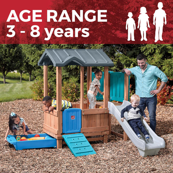 Step2 Woodland Adventure Playhouse & Slide - Dezine Kids