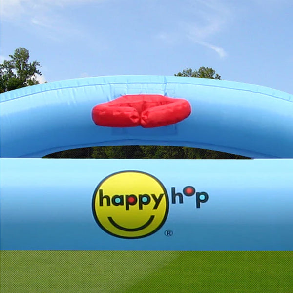 Happy Hop Castle Bouncer With Farmyard Ballpit