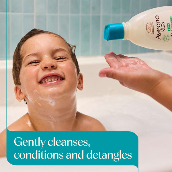 Aveeno Kids 2 in 1 Shampoo & Conditioner, Hypoallergenic - 354ml