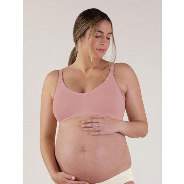Bravado Nursing Bra Black Body Silk Seamless - Roseclay