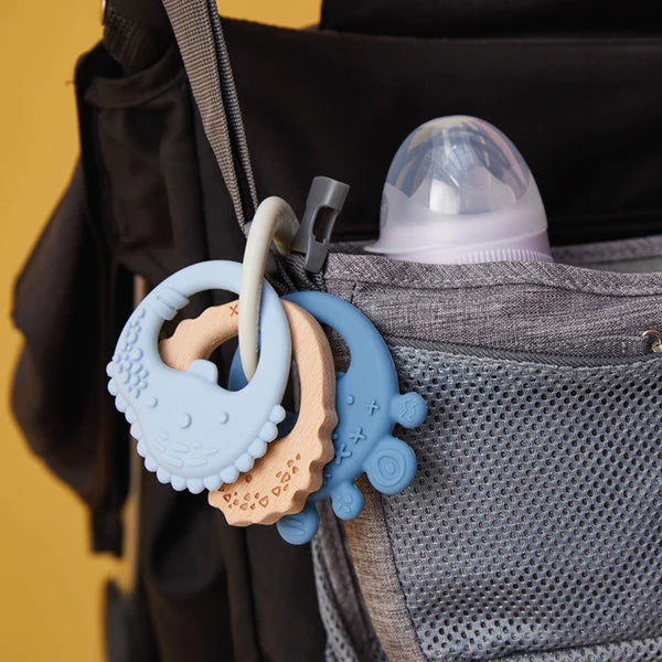 B.Box Trio Teether - Lullaby Blue