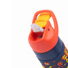 Kicups Grip Flow Stainless Steel Insulated Straw Bottle with Slider Lid 550ml - Fin Fiesta