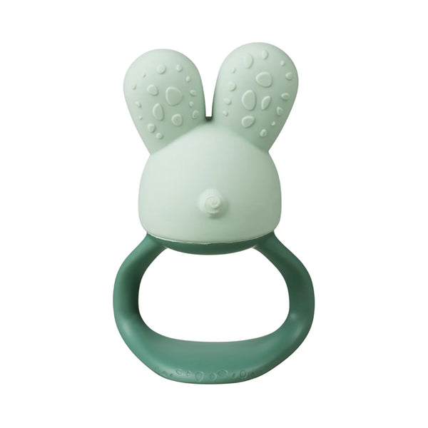 B Box Chill Plus Fill Bunny Teether - Sage Green