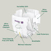 Bambo Nature Tape Diapers, Size 4, L Size (7-12 Kgs) 48pcs - Dezine Kids