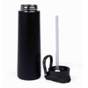 Kicups FlexiFlow Stainless Steel Water Bottle 750ml - Black