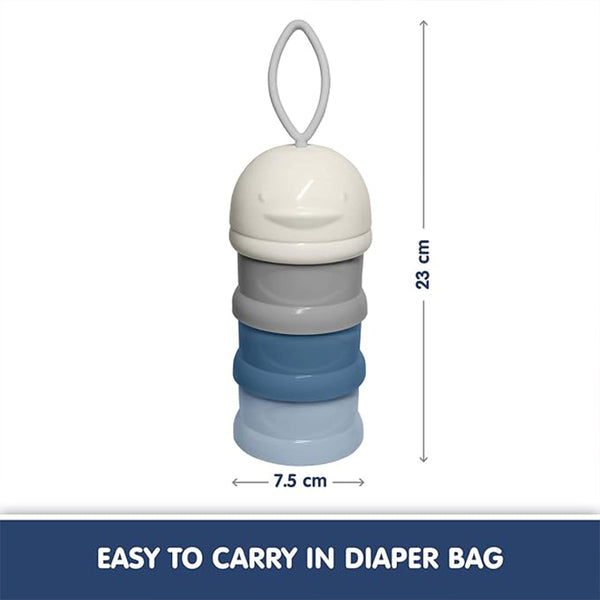 Hopop 3-Layer Stackable Baby Milk Powder & Food Storage Container - Dezine Kids
