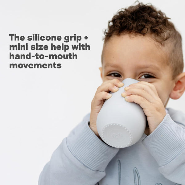 EzPz Happy Cup + Straw Training System for Toddlers - Sage - Dezine Kids