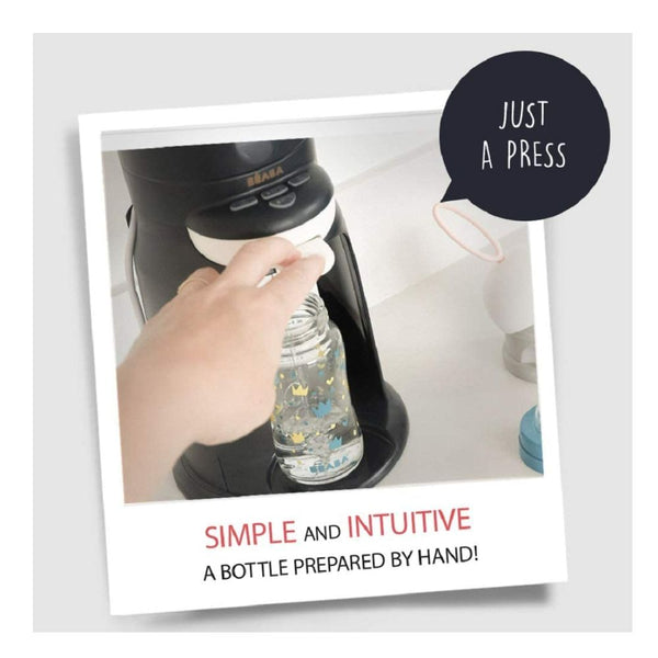 Beaba Bib Expresso 3 in 1 Bottle Preparer - White & Grey - Dezine Kids