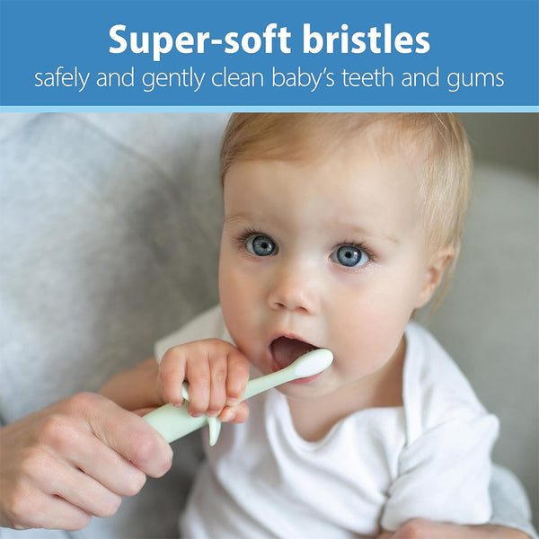 Dr.Browns Infant-to-Toddler Toothbrush, Elephant - Mint - Dezine Kids