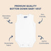 Hopop Baby Cotton Round Neck Sleeveless Romper Pack of 1