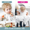 Bibado Short Sleeve Coverall Weaning Bib - Serengeti Spaghetti