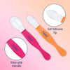 Hopop Silicone Baby Self-Feeding Spoons – Pack of 2 - Dezine Kids