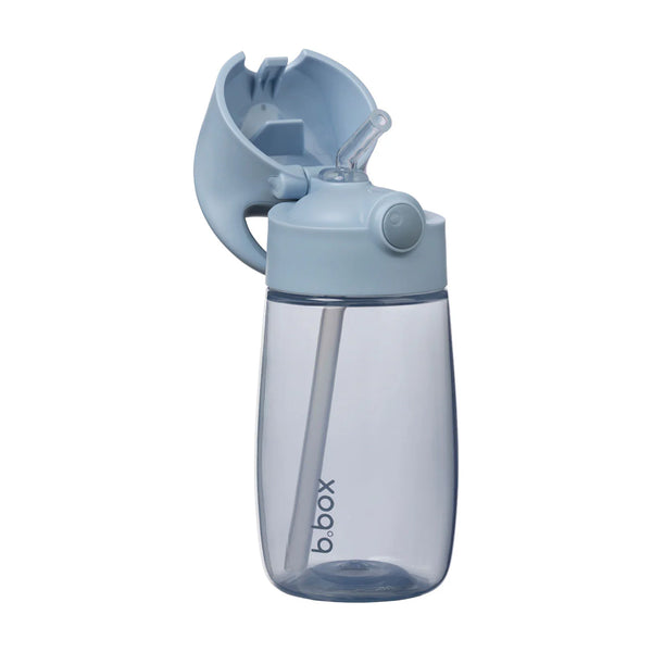 B.Box Straw Drink Bottle Junior, 380 ml - Chill Out Blue