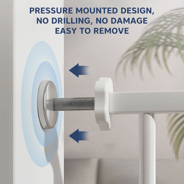 Hopop Baby Safety Gate for Kids with Two-Way Auto-Close- 75x85 Cm - Dezine Kids