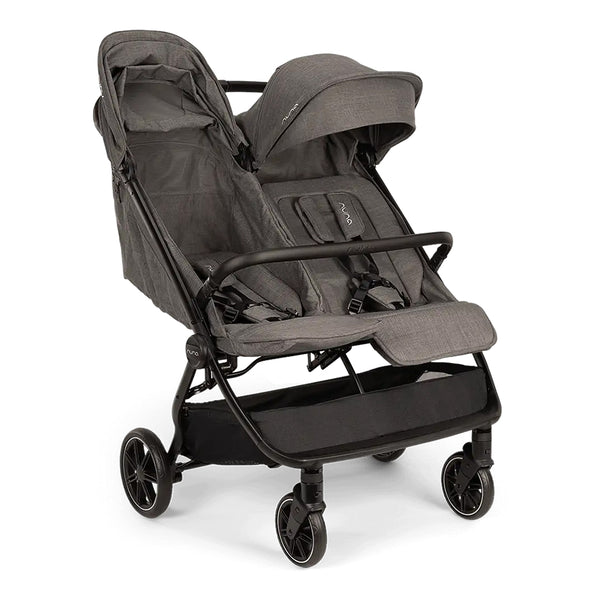 Nuna TRVL Dubl Twin Baby Stroller - Granite
