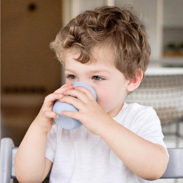 EzPz Mini Cup for Toddlers - Pewter