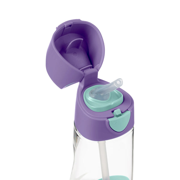 B.Box Tritan Straw Drink Bottle 450 ml - Lilac Pop Purple