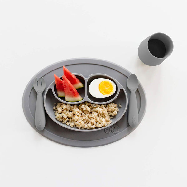 EzPz Mini Cup for Toddlers - Grey