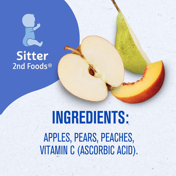 Gerber Fruit Puree - Apple Pear Peach