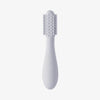 EzPz Baby Led Toothbrush 100% Silicone Infant Toothbrush with Dual Sided Bristles & Sensory Bumps - Pewter