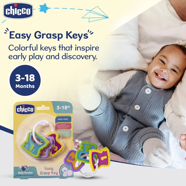 Chicco Easy Grasp Rattle Teether BPA Free & Non Toxic