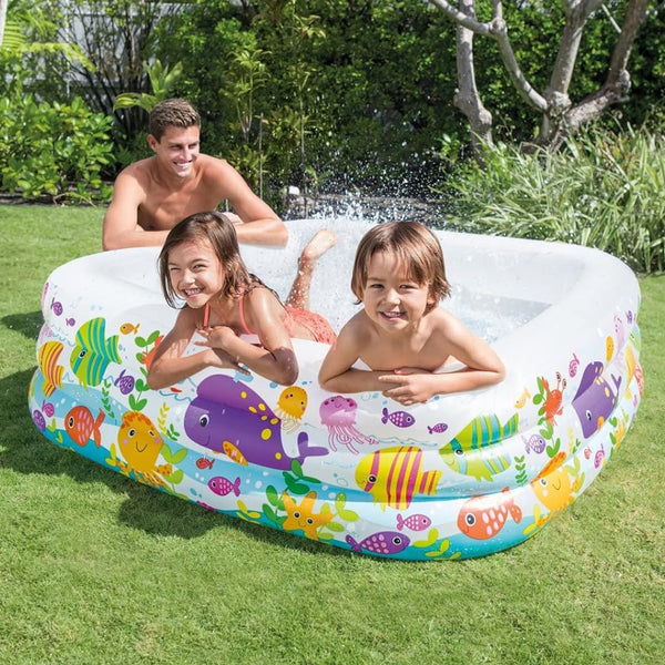 Intex Swim Center Clearview Sea Aquarium Inflatable Pool - Dezine Kids