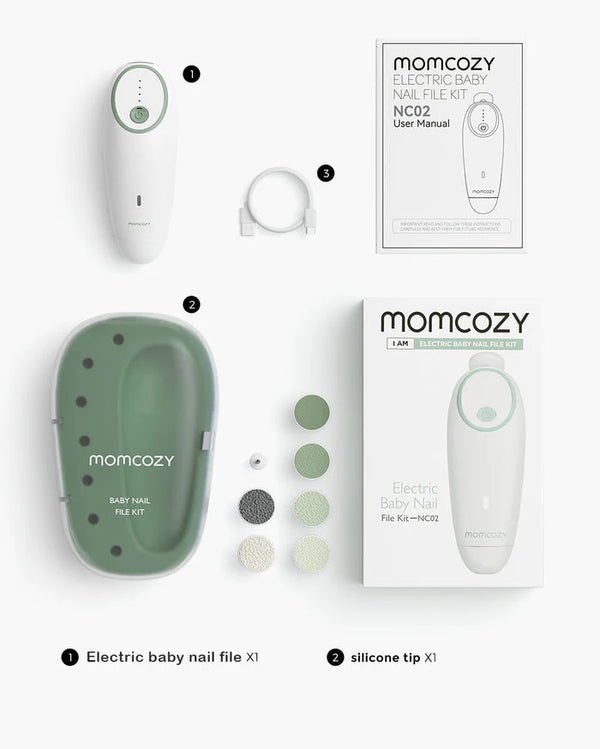 Momcozy Baby Nail File Electric - Green
