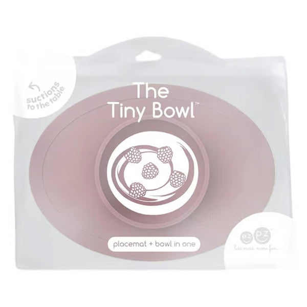 EzPz Tiny Bowl 100% Food Grade Silicone Suction Bowl Non Slip & Microwave Safe - Blush