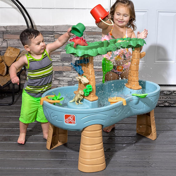Step2 Dino Showers Toddler Water Table for Kids Ages 18 Months and Older