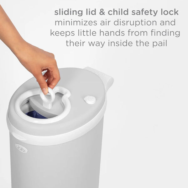 Ubbi Diaper Pail - Matte Grey