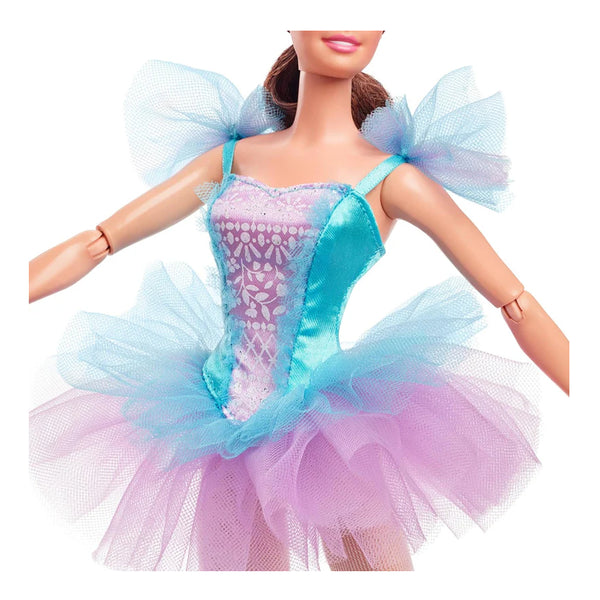 Barbie Signature Ballet Wishes Doll (Brunette, 12 in), Posable, Wearing Ballerina Costume