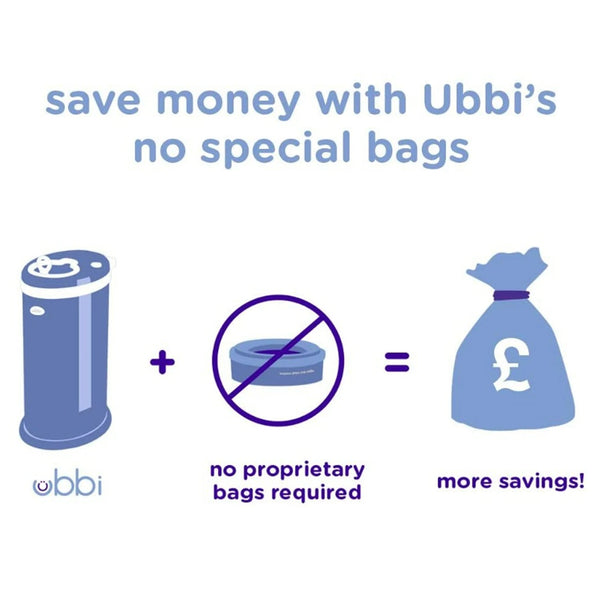 Ubbi Diaper Pail - Slate