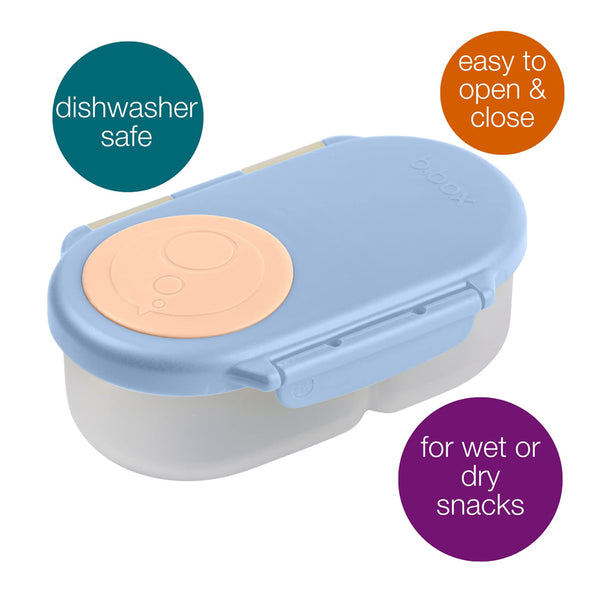 B.Box Snack Box - Feeling Peachy Light Blue