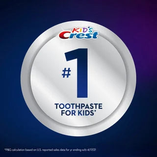 Crest Kids Toothpaste with Fluoride 119g, Disney Princess - Bubblegum - Dezine Kids