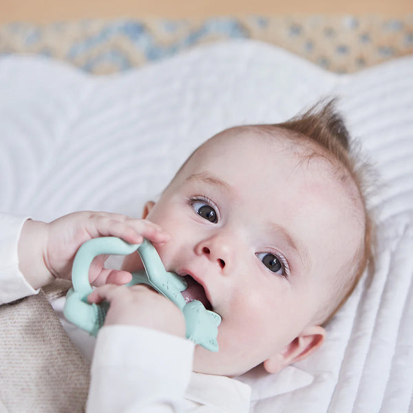 B.Box Silicone Wrist Teether Fox - Sage Green