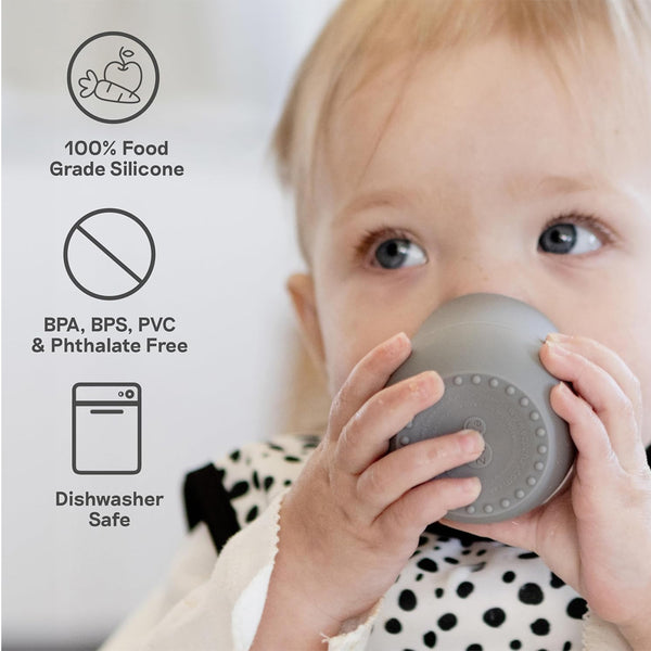 EzPz Tiny Cup for Babies/Infants - Grey